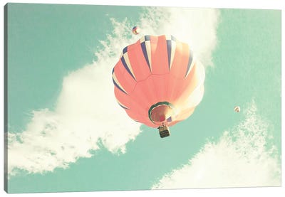 Hot Air Balloon Canvas Art Print - Caroline Mint