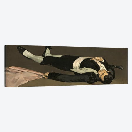 The Dead Toreador, c.1864 Canvas Print #CMR11} by Edouard Manet Canvas Art Print