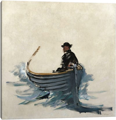 Study for The Escape of Rochefort, 1881 Canvas Art Print - Edouard Manet