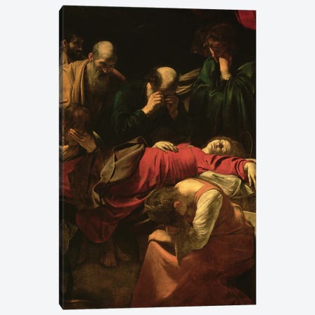 The Death of the Virgin, 1605-06 Canvas Print #CMR6} by Michelangelo Merisi da Caravaggio Canvas Art