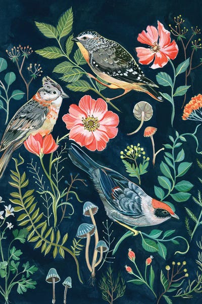 Nature Renewal: Birds Garden by Clara McAllister