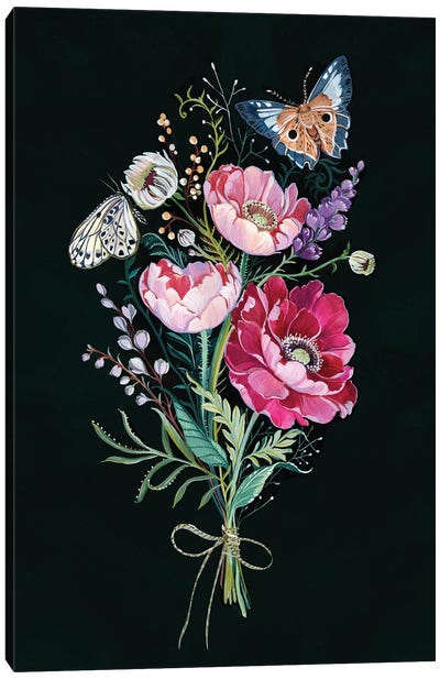 Floral Bouquet Canvas Art Print - Clara McAllister