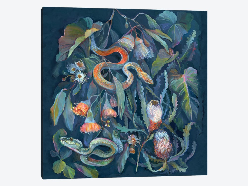 Tropical Snakes by Clara McAllister 1-piece Canvas Art Print