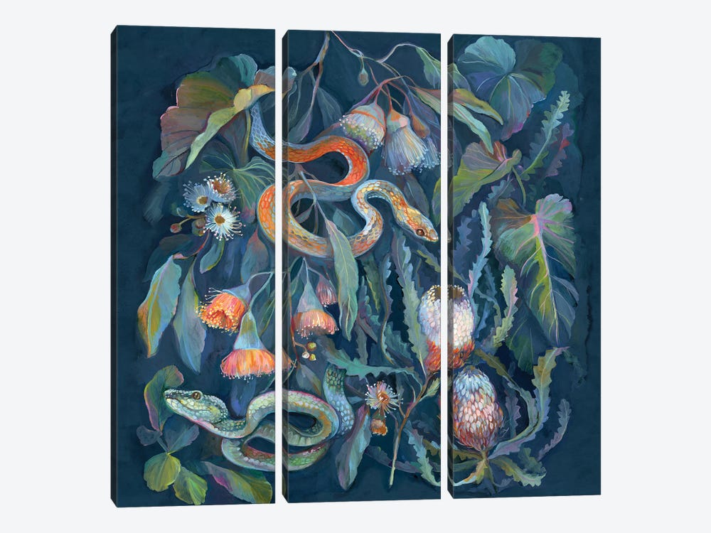 Tropical Snakes by Clara McAllister 3-piece Art Print