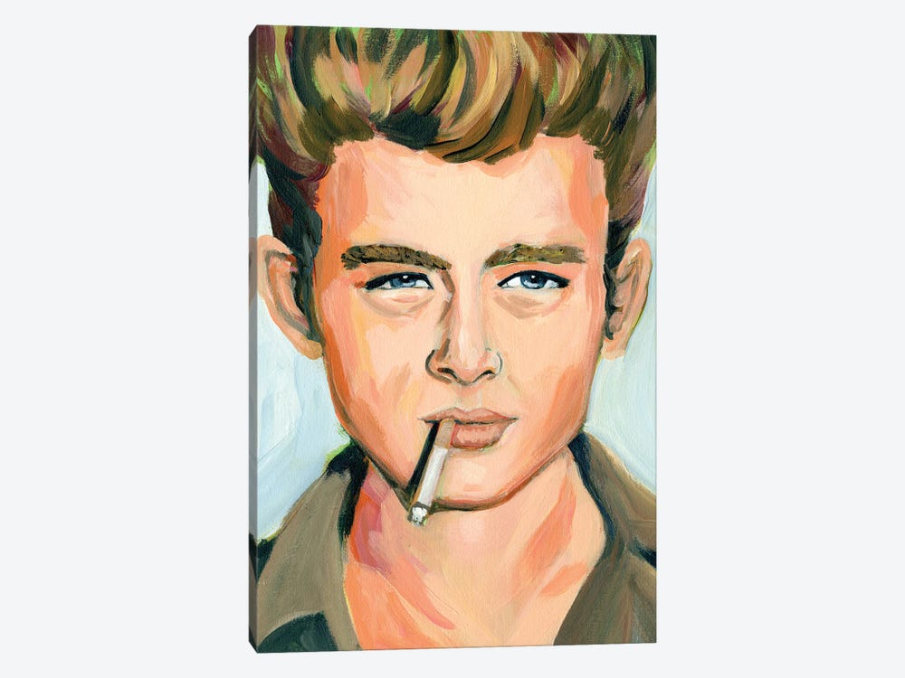 James Dean Forever by Cathi Mingus 1-piece Canvas Art Print
