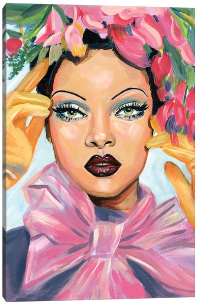 Rihanna Vogue Cover Canvas Art Print - R&B & Soul Music Art