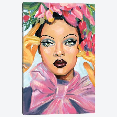 Rihanna Vogue Cover Canvas Print #CMX15} by Cathi Mingus Canvas Wall Art