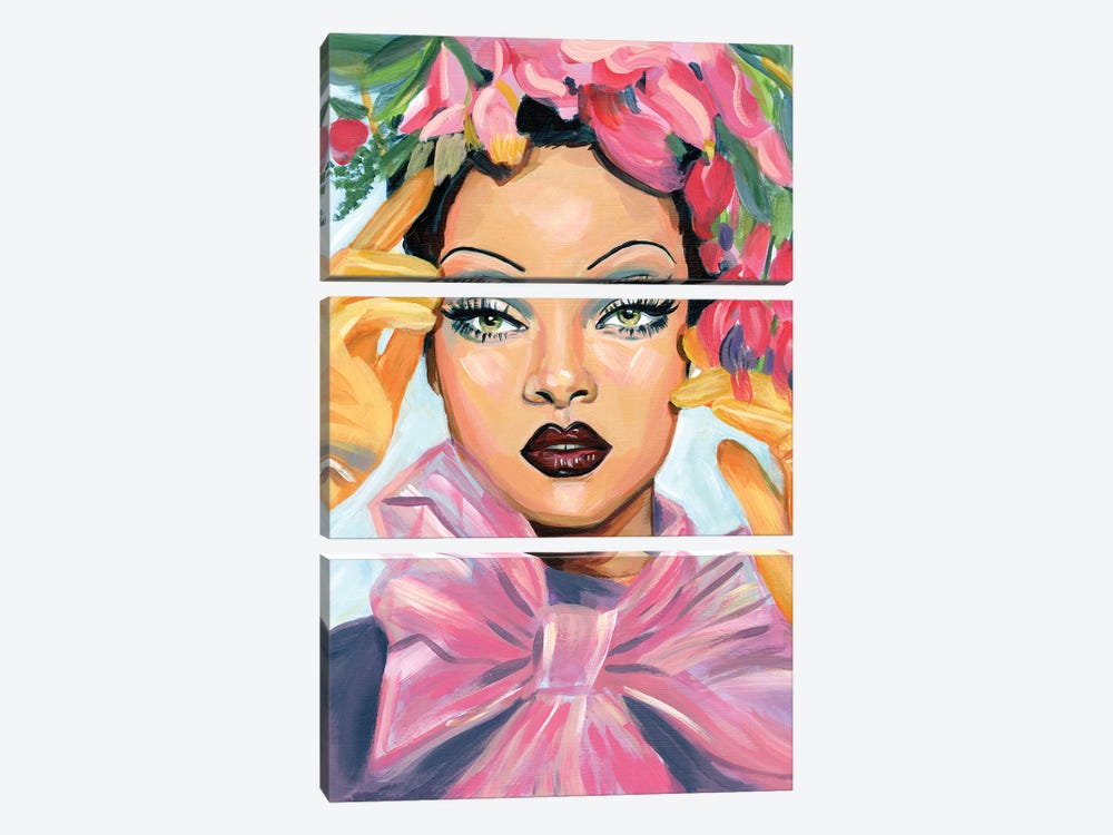 Rihanna Vogue Cover by Cathi Mingus 3-piece Canvas Artwork