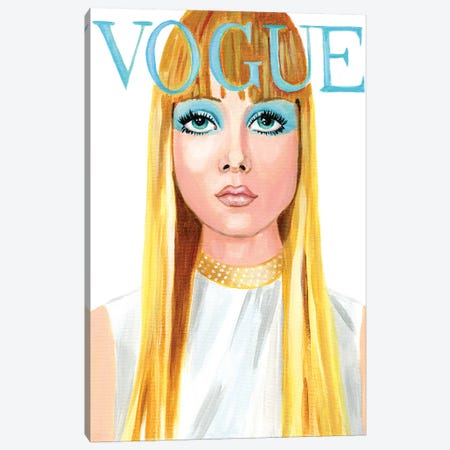 Vogue Cover Blonde Canvas Print #CMX17} by Cathi Mingus Canvas Art