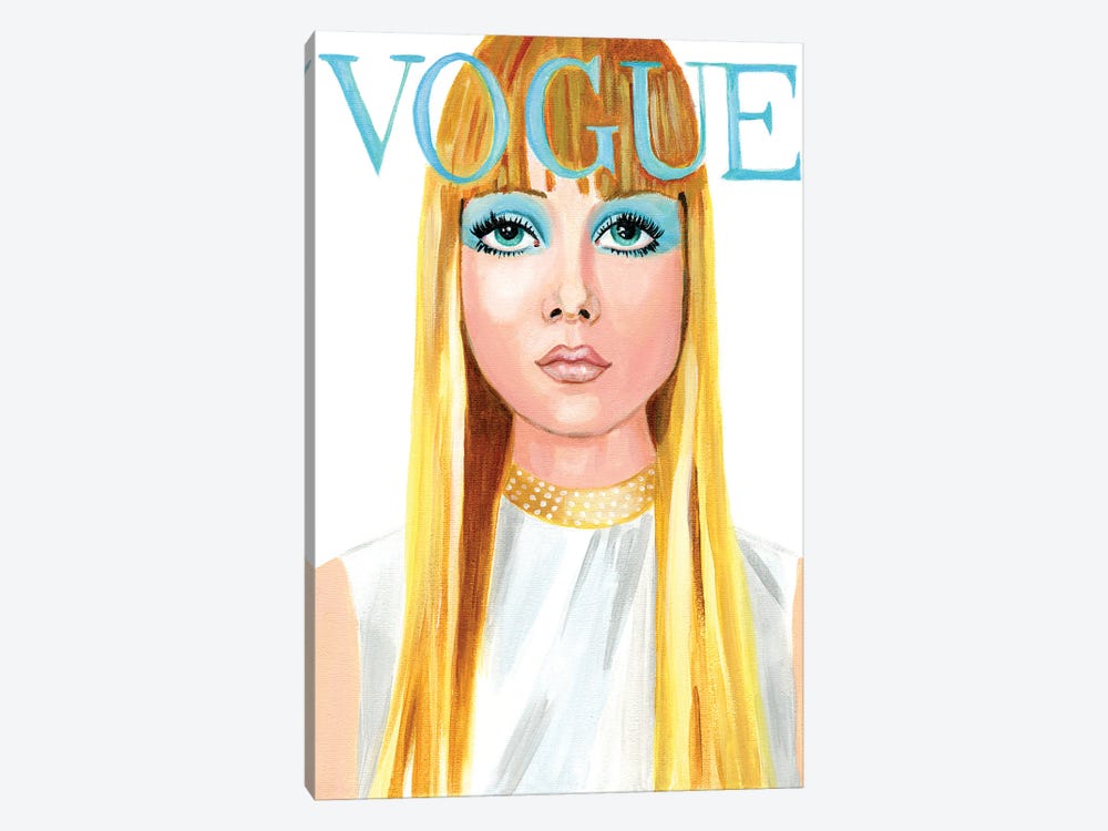 Vogue Cover Blonde by Cathi Mingus 1-piece Canvas Wall Art