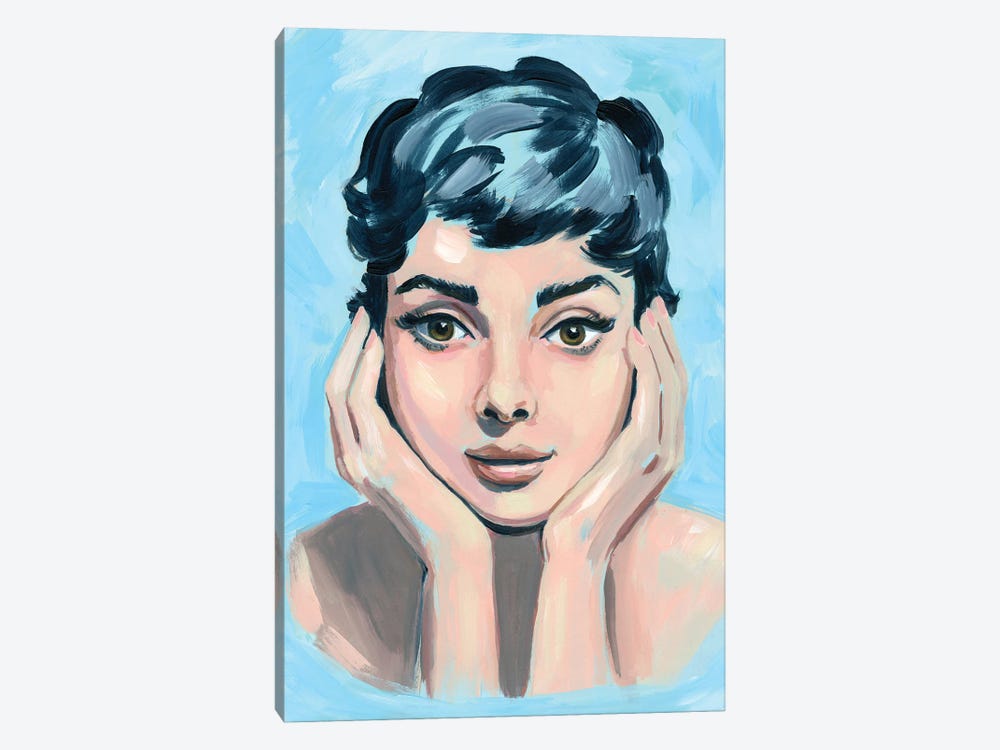 Forever Audrey by Cathi Mingus 1-piece Canvas Art Print