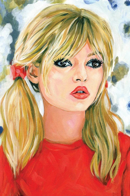 Brigitte Bardot In Pigtails