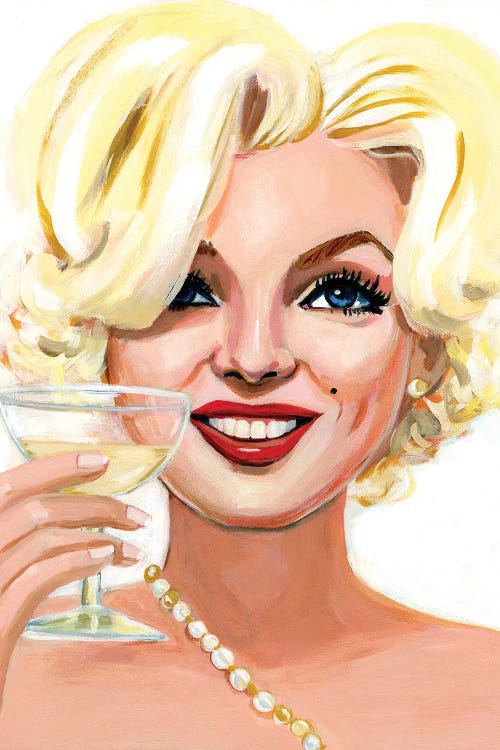 Marilyn With Champagne