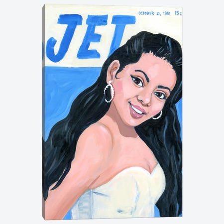 Jet Cover Canvas Print #CMX27} by Cathi Mingus Art Print