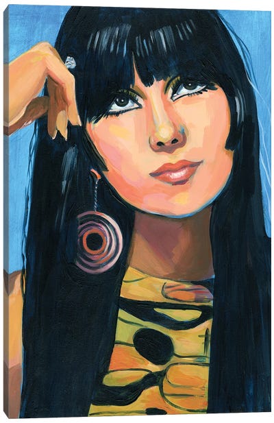 Cher Love Canvas Art Print - Pop Music Art