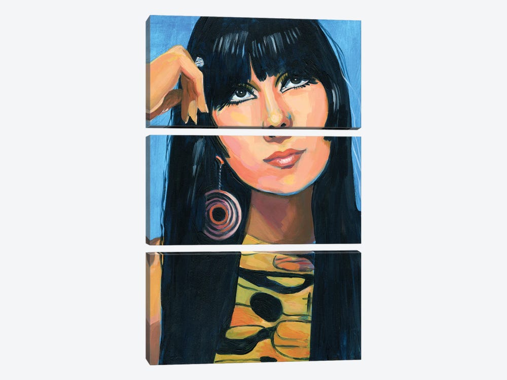 Cher Love by Cathi Mingus 3-piece Canvas Print