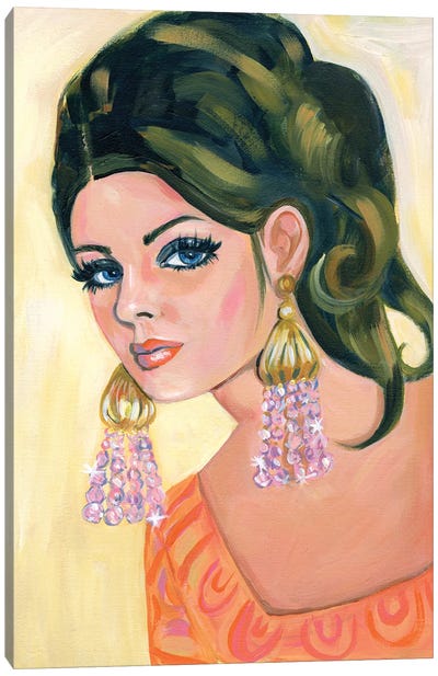 Vintage Cover Girl Canvas Art Print - Cathi Mingus