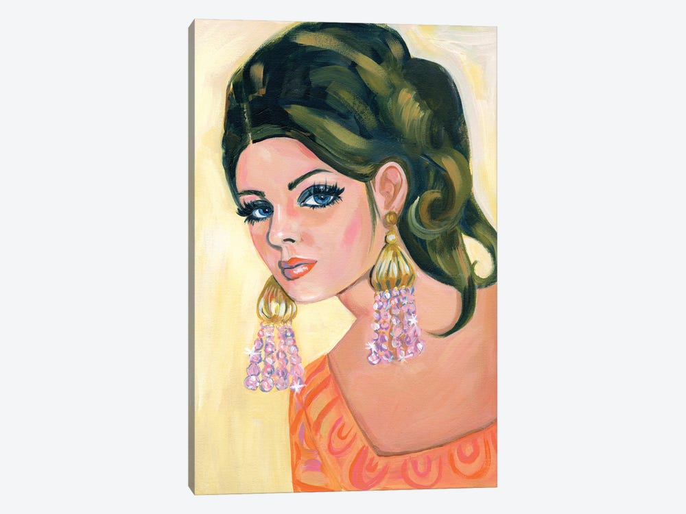 Vintage Cover Girl by Cathi Mingus 1-piece Canvas Art Print