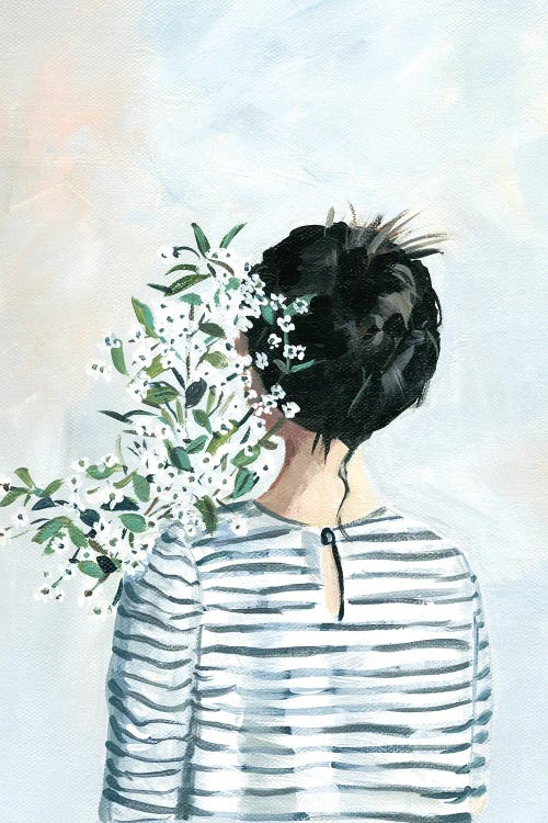 Girl With Bouquet