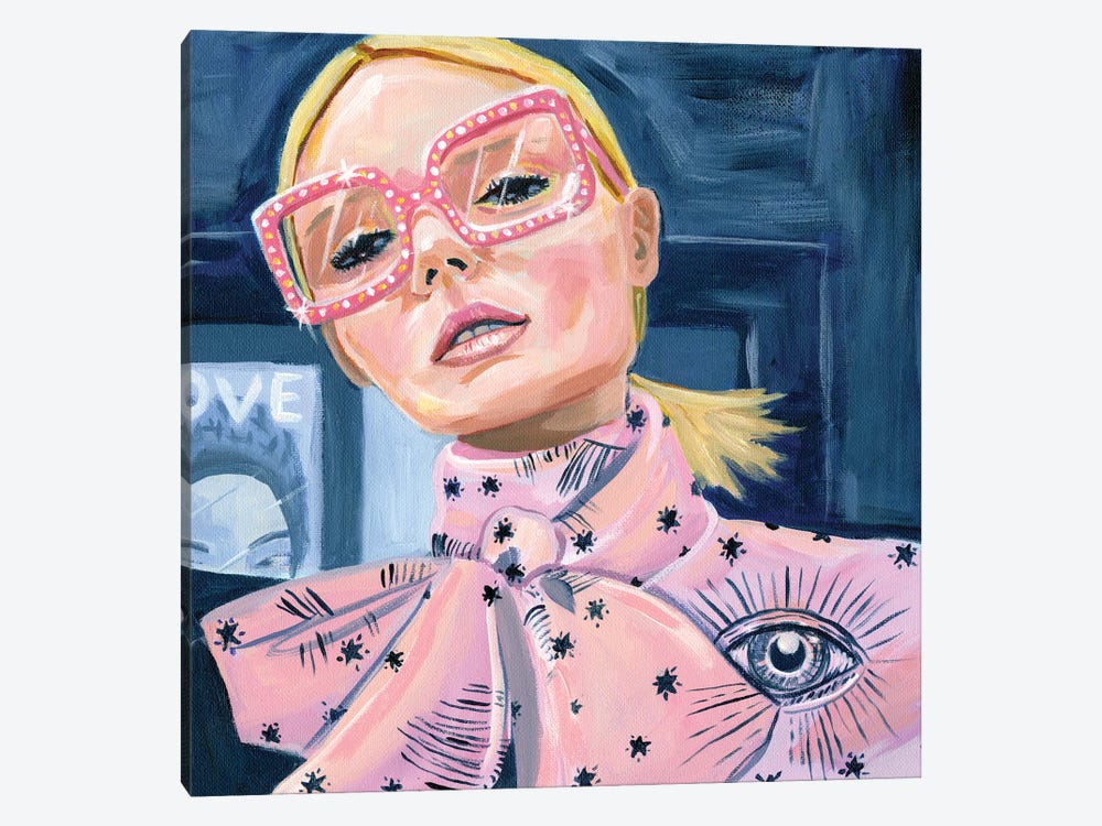 Pink Sparkle by Cathi Mingus 1-piece Art Print
