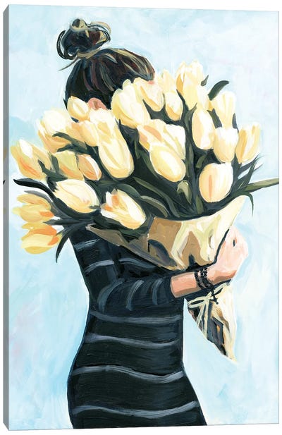 Farmer's Market Flowers Canvas Art Print - Cathi Mingus