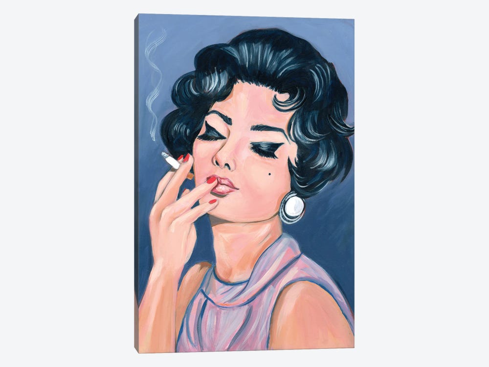 Italian Actress by Cathi Mingus 1-piece Canvas Wall Art