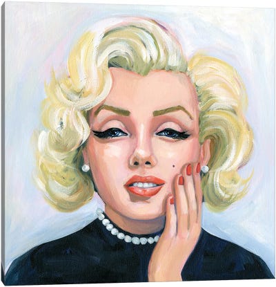 Marilyn Dreams Canvas Art Print - Model & Fashion Icon Art