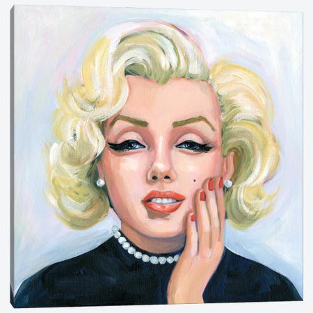 Marilyn Dreams Canvas Print #CMX5} by Cathi Mingus Canvas Art