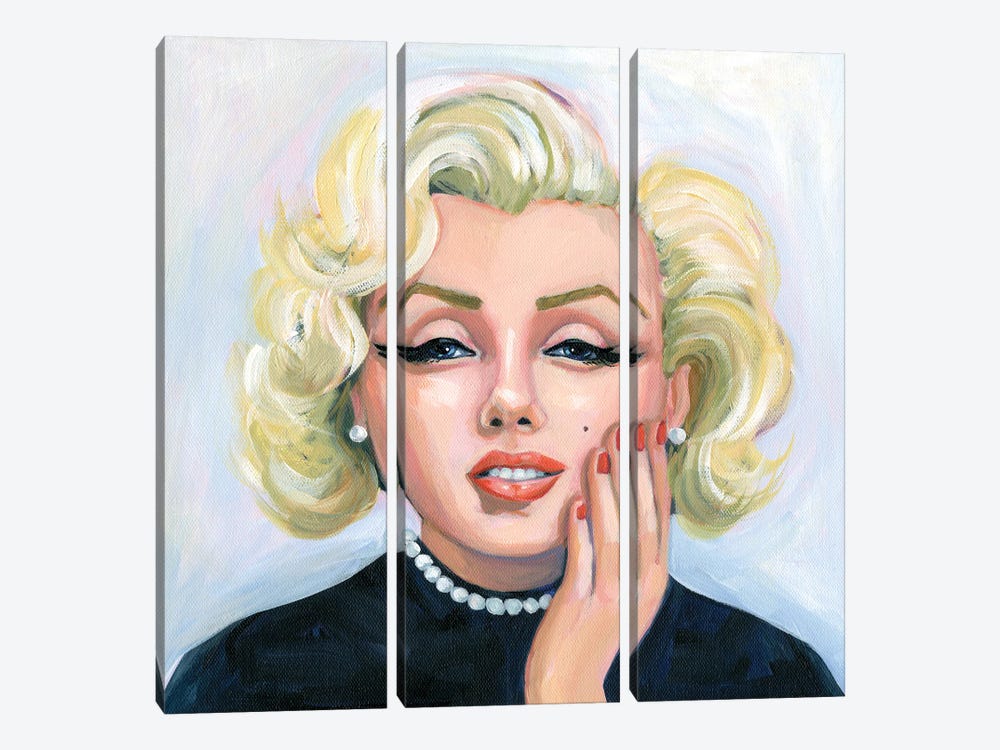 Marilyn Dreams by Cathi Mingus 3-piece Art Print