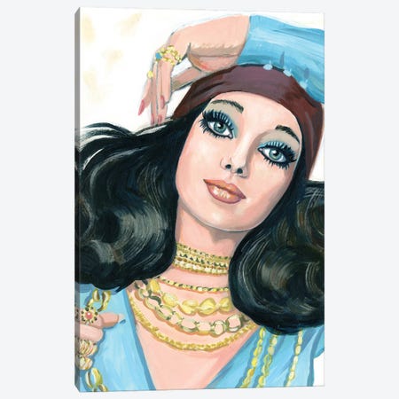 Seventies Glamour Canvas Print #CMX62} by Cathi Mingus Canvas Art