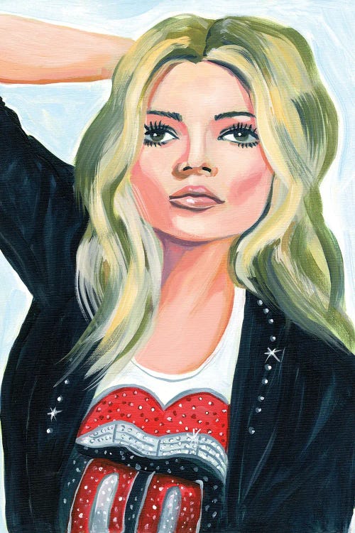 Kate Moss by Cathi Mingus wall art