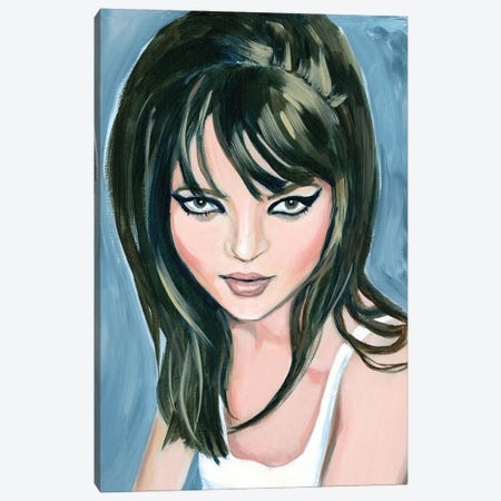 Kate With Cat Eyes Canvas Print #CMX7} by Cathi Mingus Canvas Artwork