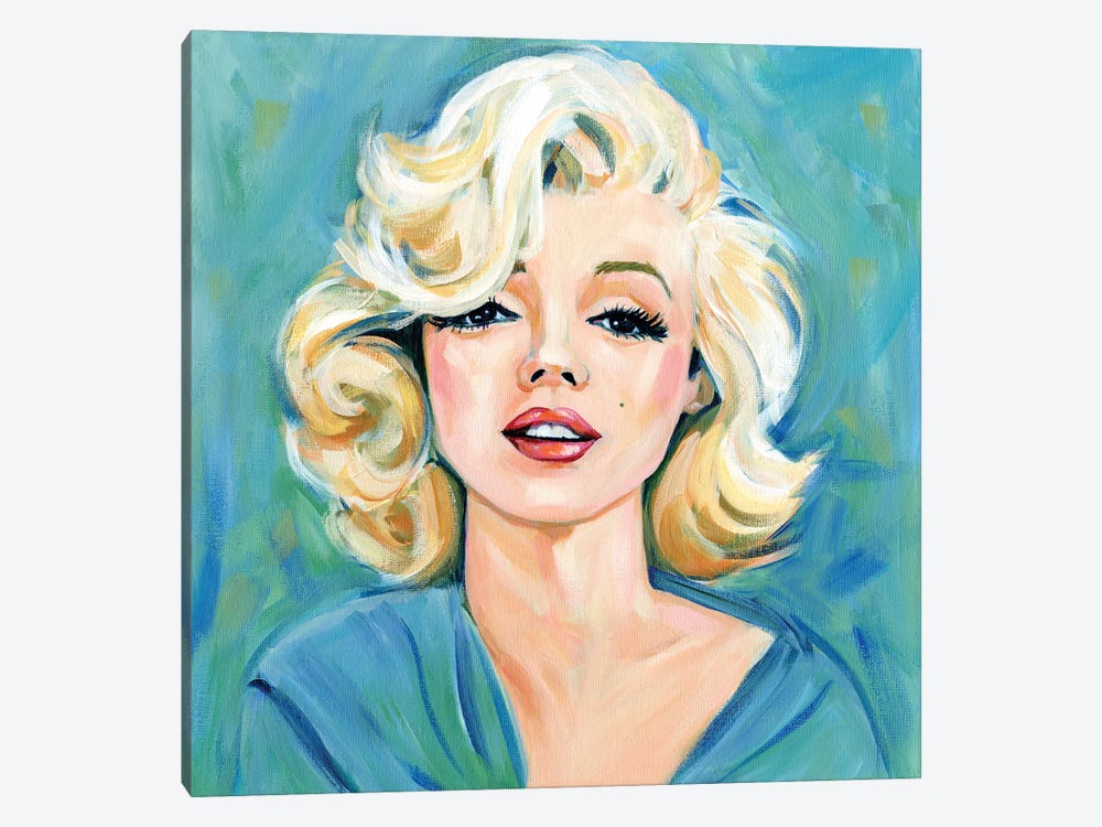 Marilyn Monroe Pastel by Cathi Mingus 1-piece Canvas Wall Art