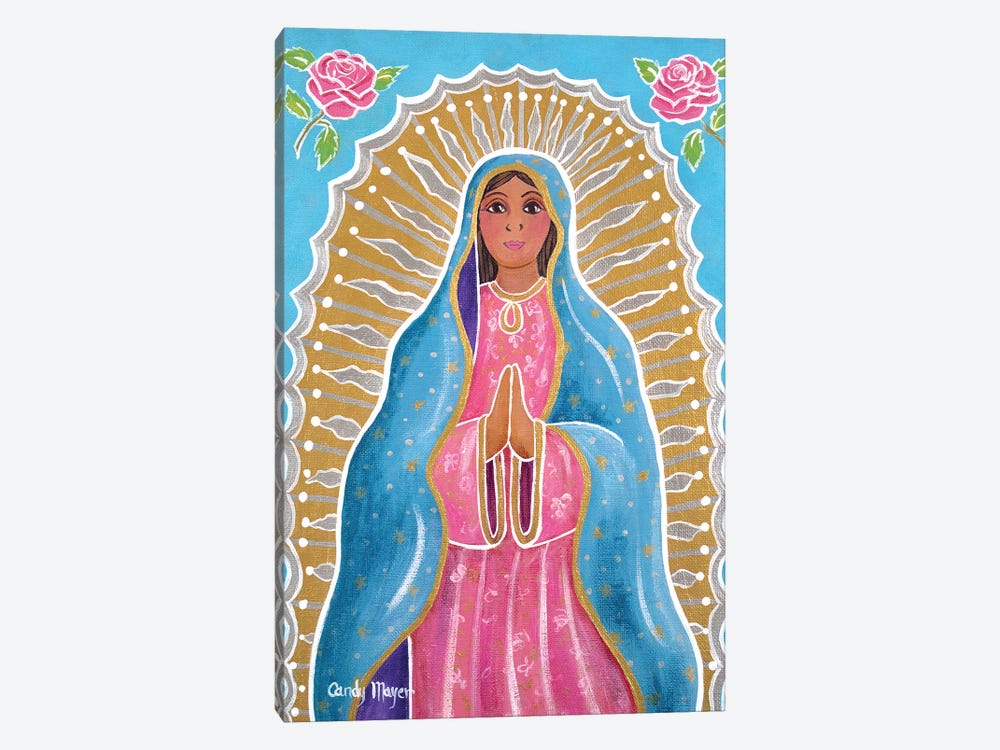 Guadalupe Of The Light by Candy Mayer 1-piece Canvas Wall Art