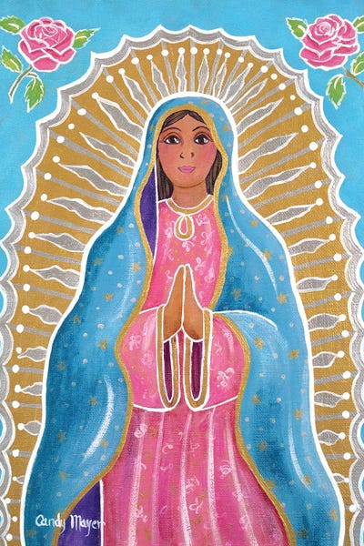 Mexican Culture: Guadalupe Of The Light by Candy Mayer