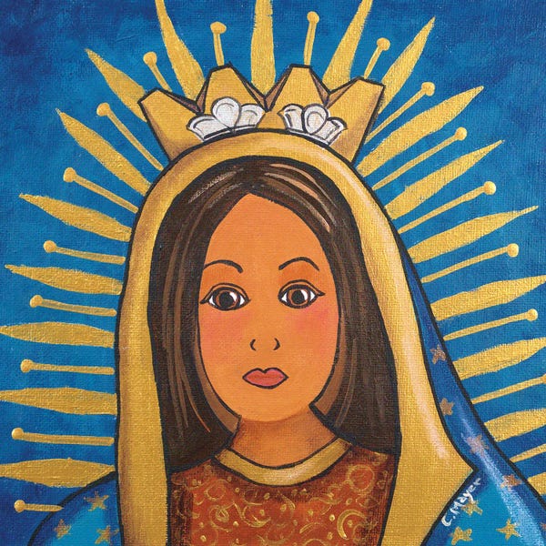 Latin Décor: Guadalupe Portrait by Candy Mayer
