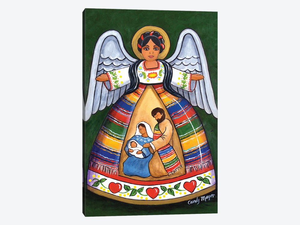 Nativity Angel by Candy Mayer 1-piece Canvas Wall Art