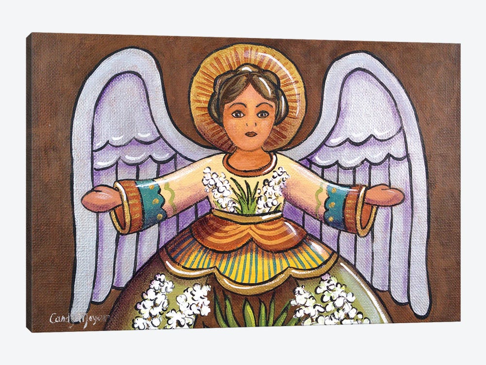 Southwest Angel With Yuccas by Candy Mayer 1-piece Canvas Wall Art
