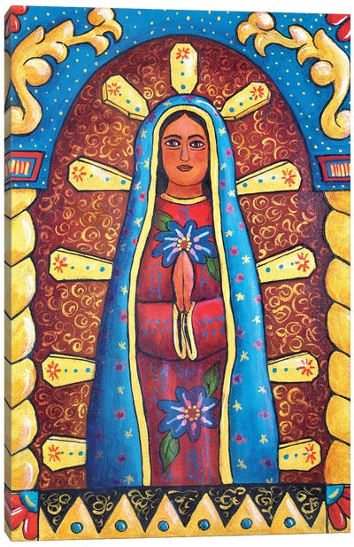 Guadalupe Retablo Canvas Art Print - Latin Décor