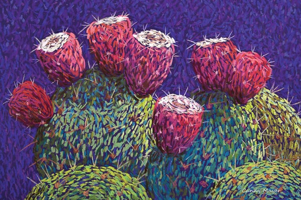 Latin Décor: Prickly Pear Fruit by Candy Mayer