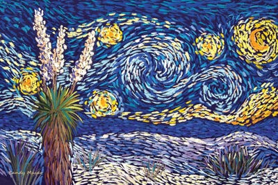 Starry Night At White Sands by Candy Mayer canvas print