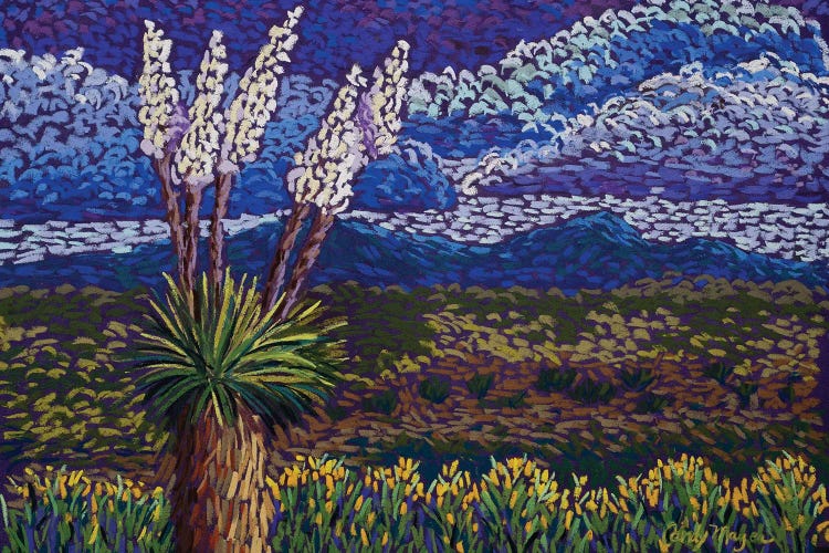 Desert Yuccas by Candy Mayer wall art