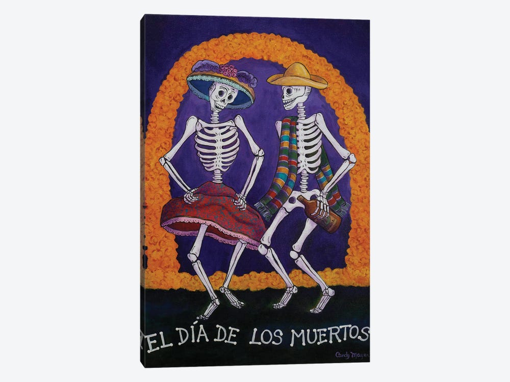 Dia De Los Muertos 1-piece Canvas Wall Art