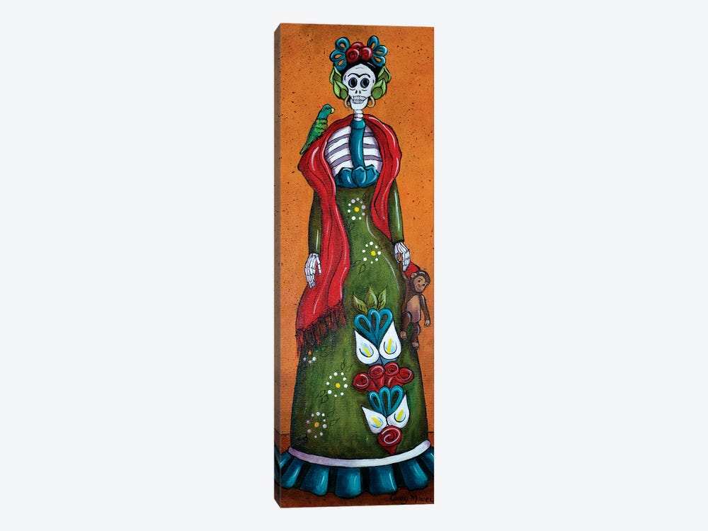 Frida With Monkey 1-piece Art Print