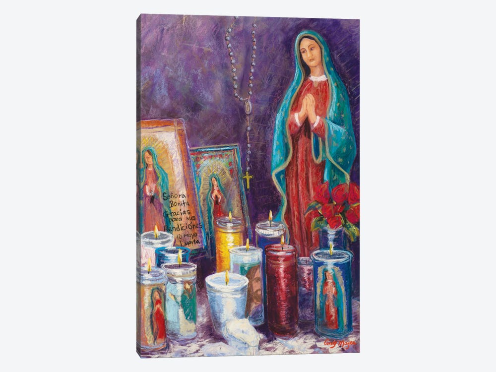 Guadalupe Shrine by Candy Mayer 1-piece Canvas Wall Art