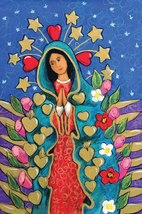 Guadalupe With Stars