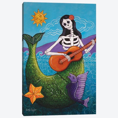 La Sirena Canvas Print #CMY30} by Candy Mayer Canvas Wall Art