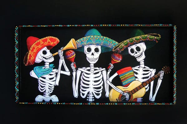 Skeletons: Musicians by Candy Mayer