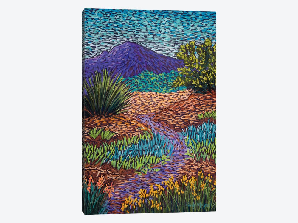 Purple Mountain Path by Candy Mayer 1-piece Canvas Art