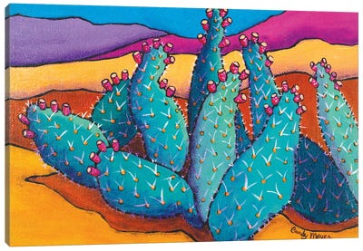 Cactus Canvas Art Print - Desert Art